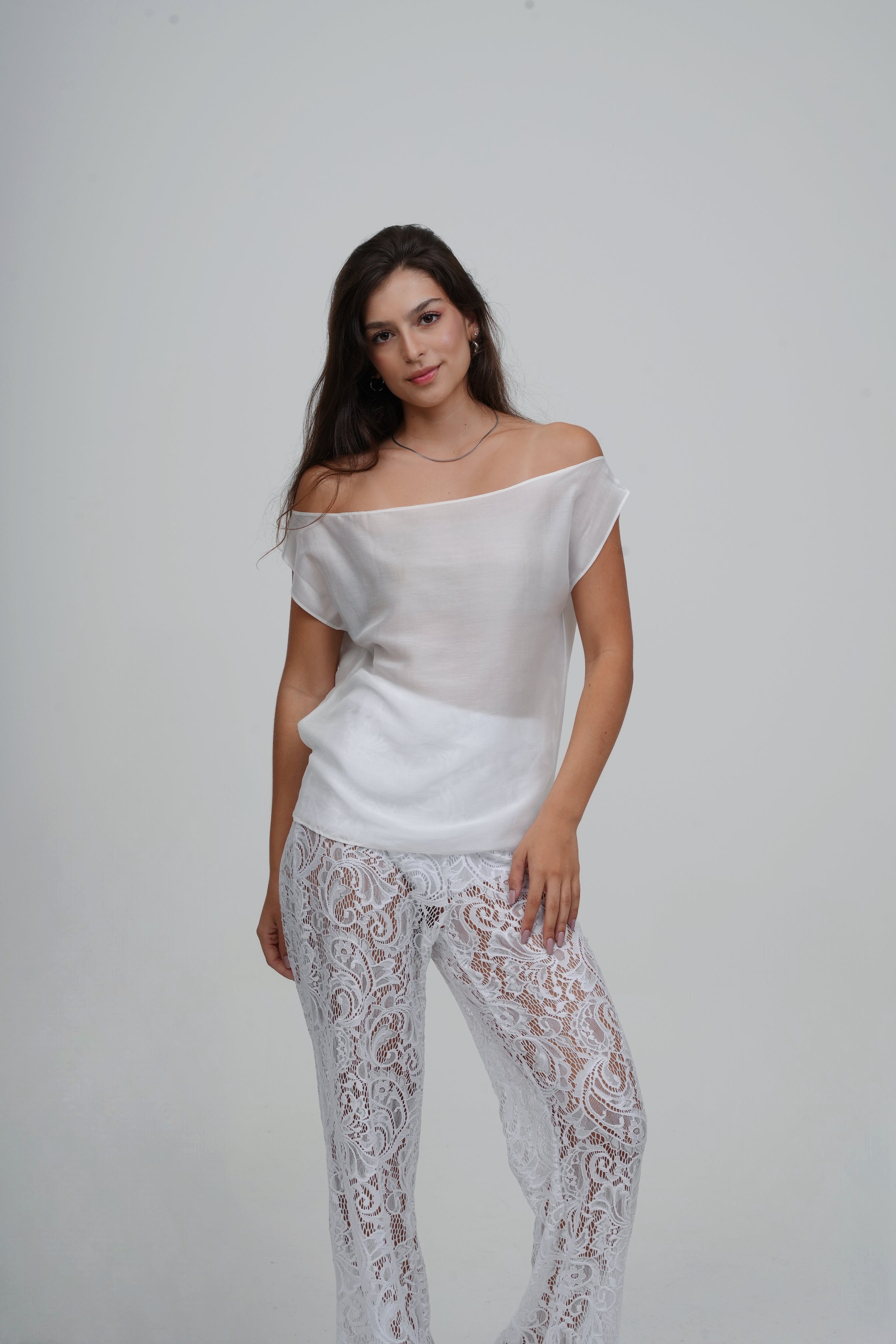 Blusa Seda Ombro a Ombro