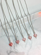 Colar Coração de Cristal