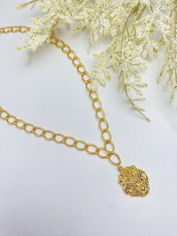 Colar Lion Dourado