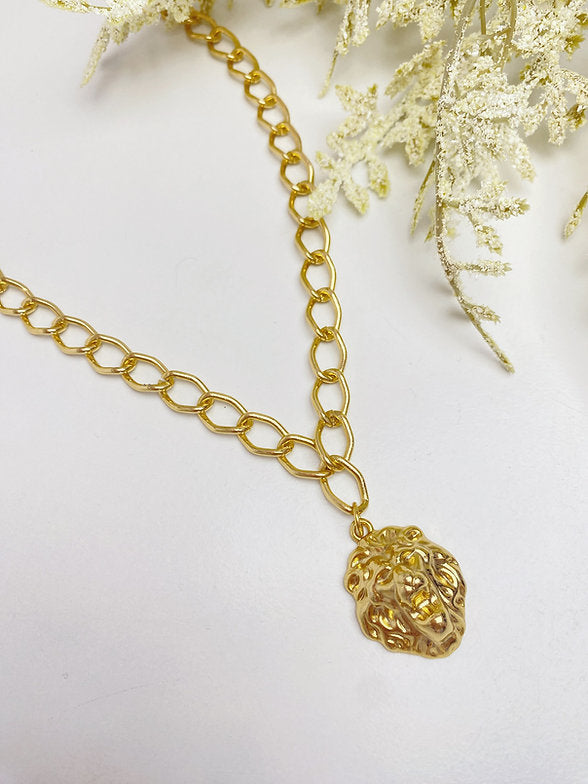 Colar Lion Dourado