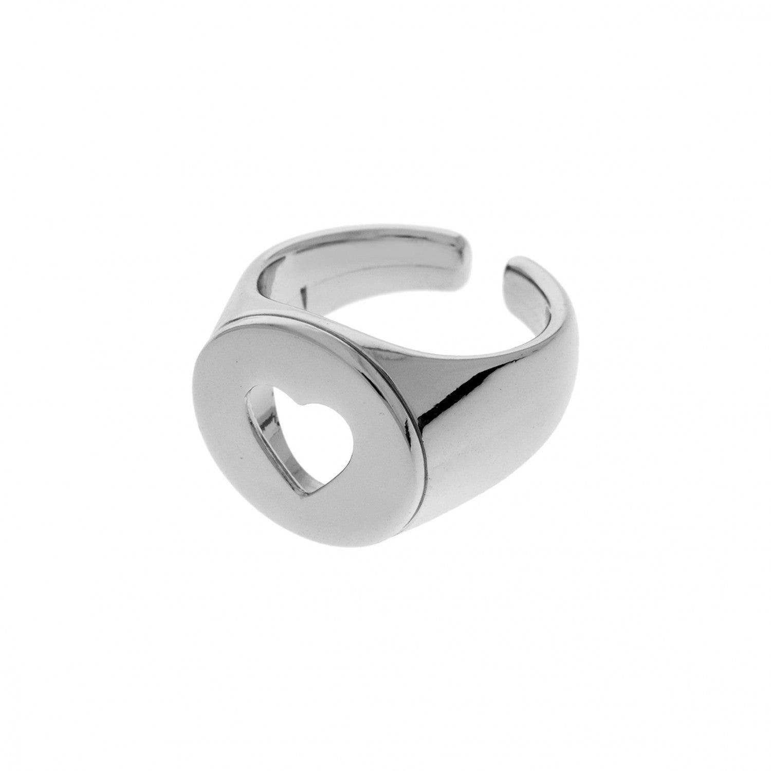 Anel Coração Vazado