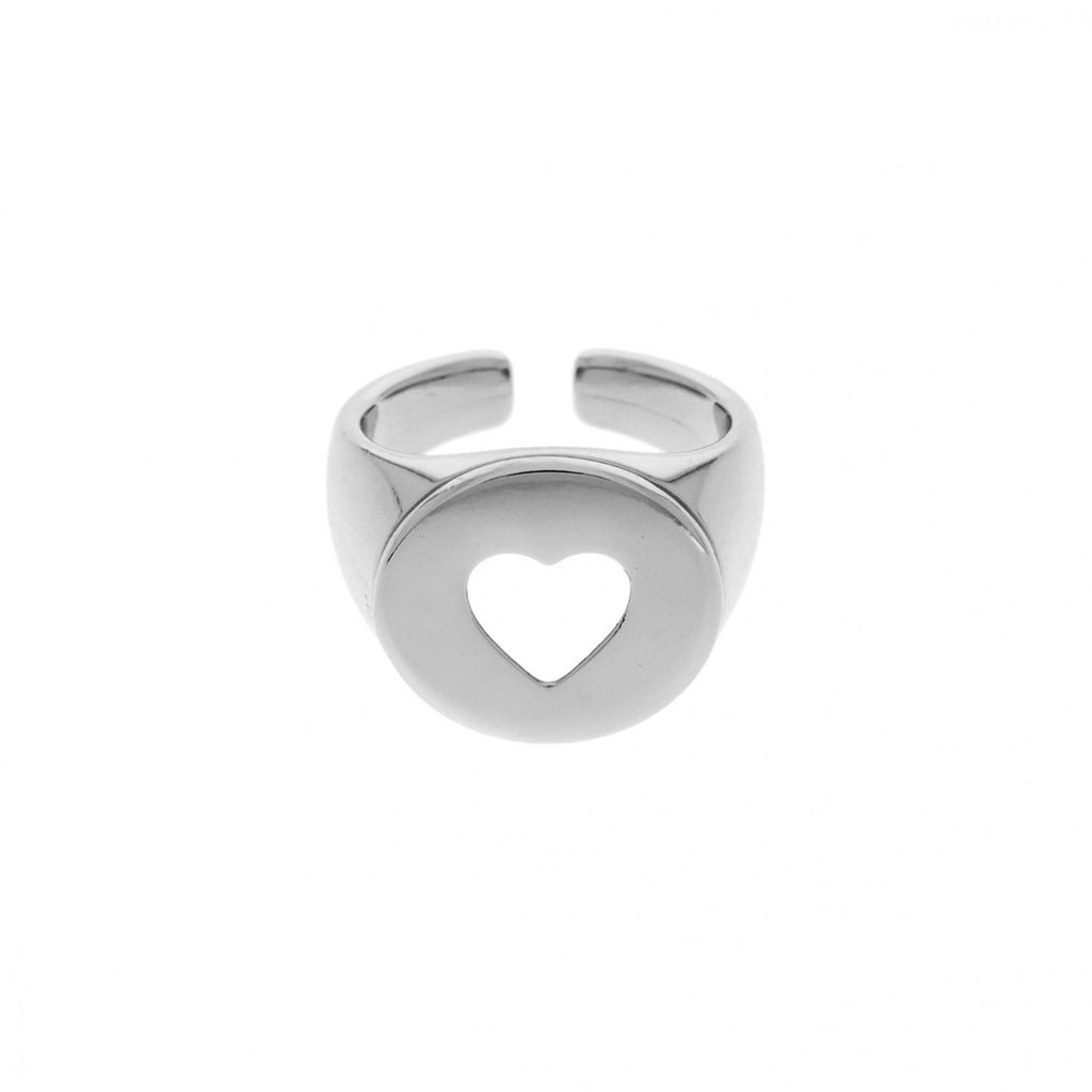 Anel Coração Vazado